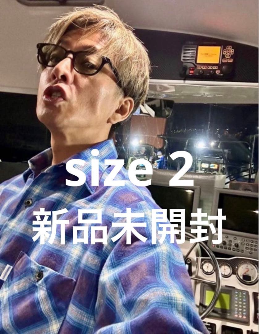 サブカルチャーSC SUBCULTURE チェックシャツ　ブルー　キムタク 私物