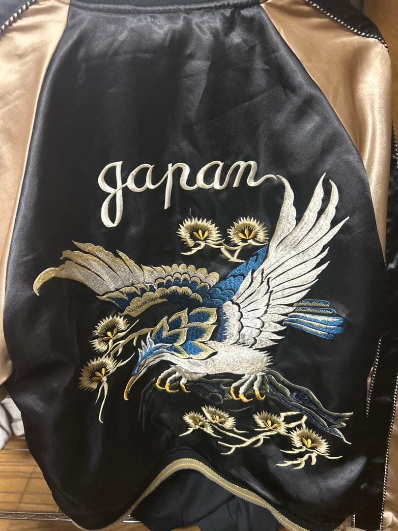 鷲刺繍 スカジャン 日本地名入り　値下げ可能です