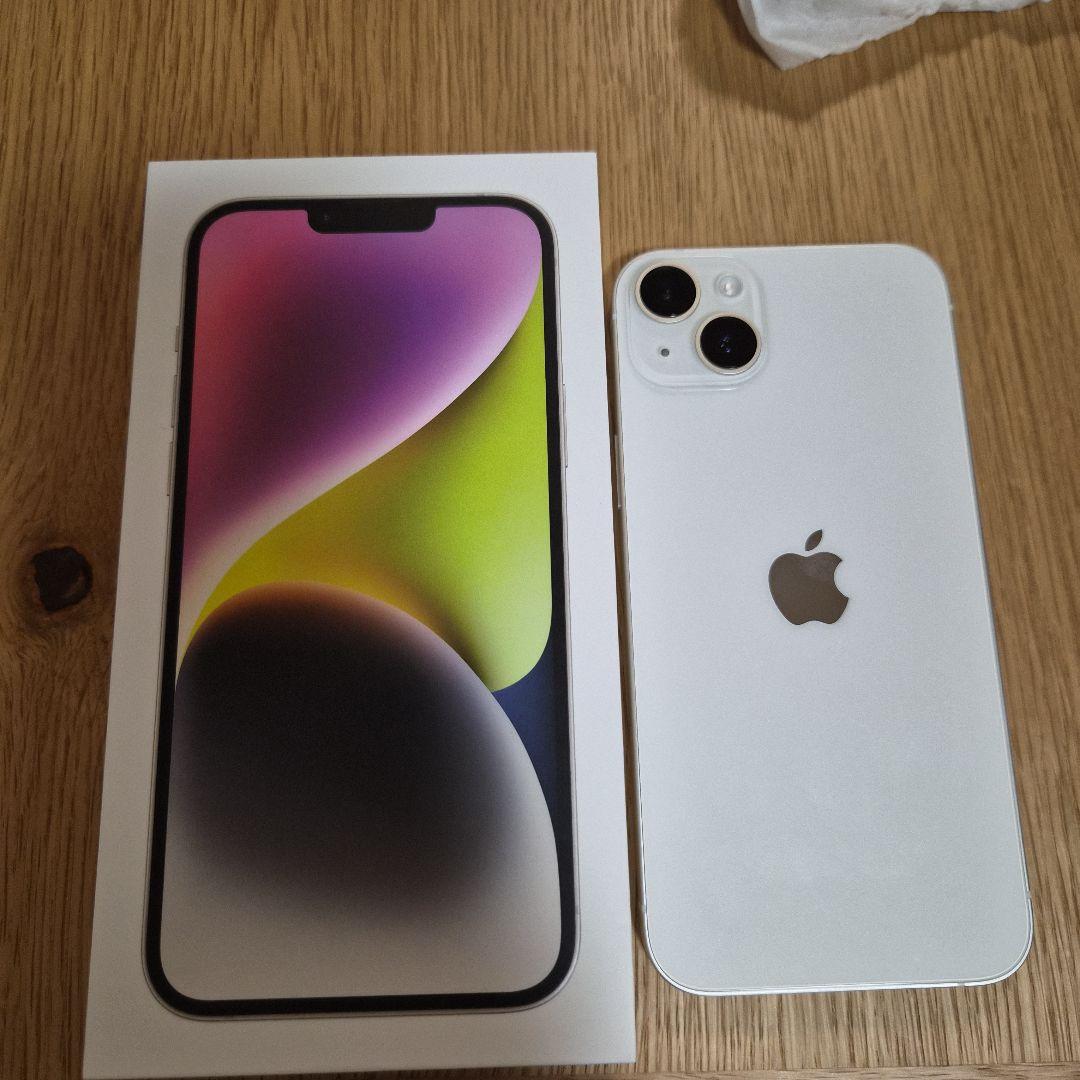 Apple iPhone 1４　plus　6.7インチ　128GB ホワイ 本体