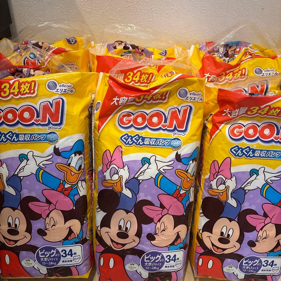 Goo.N ミッキー デザイン Lサイズ 34枚
