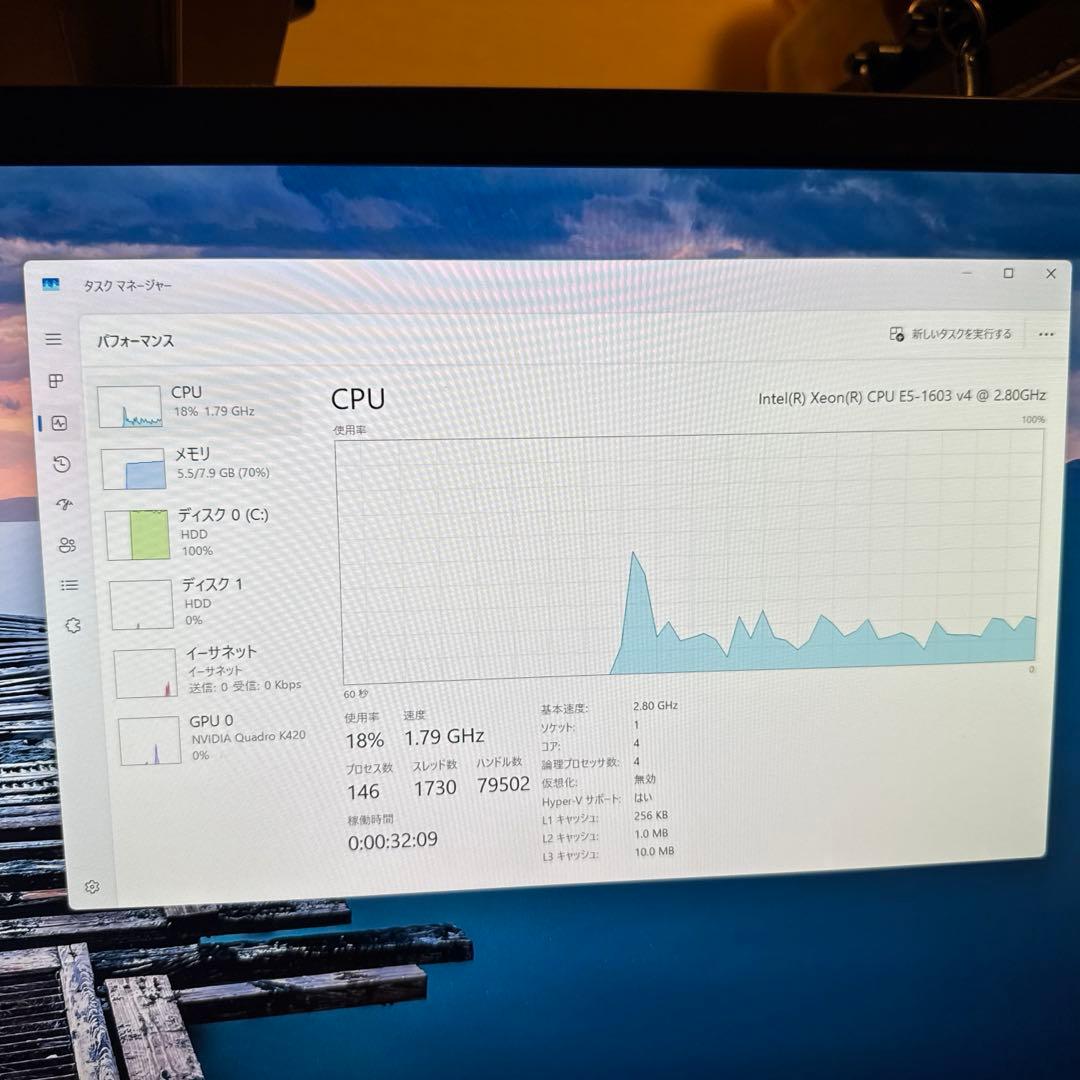 【Windows11Pro】HP Z440 デスクトップPC タワー型サーバー
