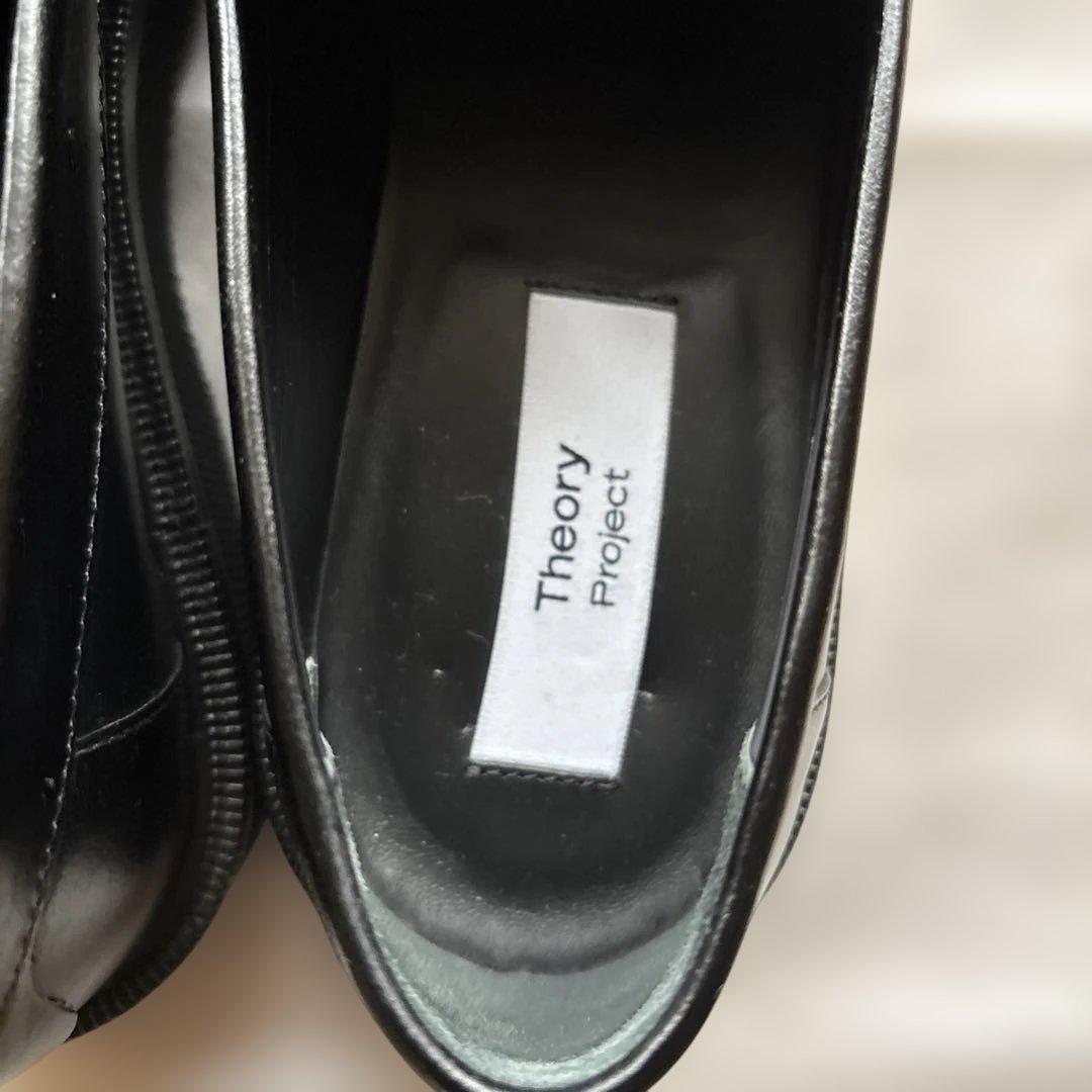 Theory Projectの黒ローファー38.０（24.5センチ）