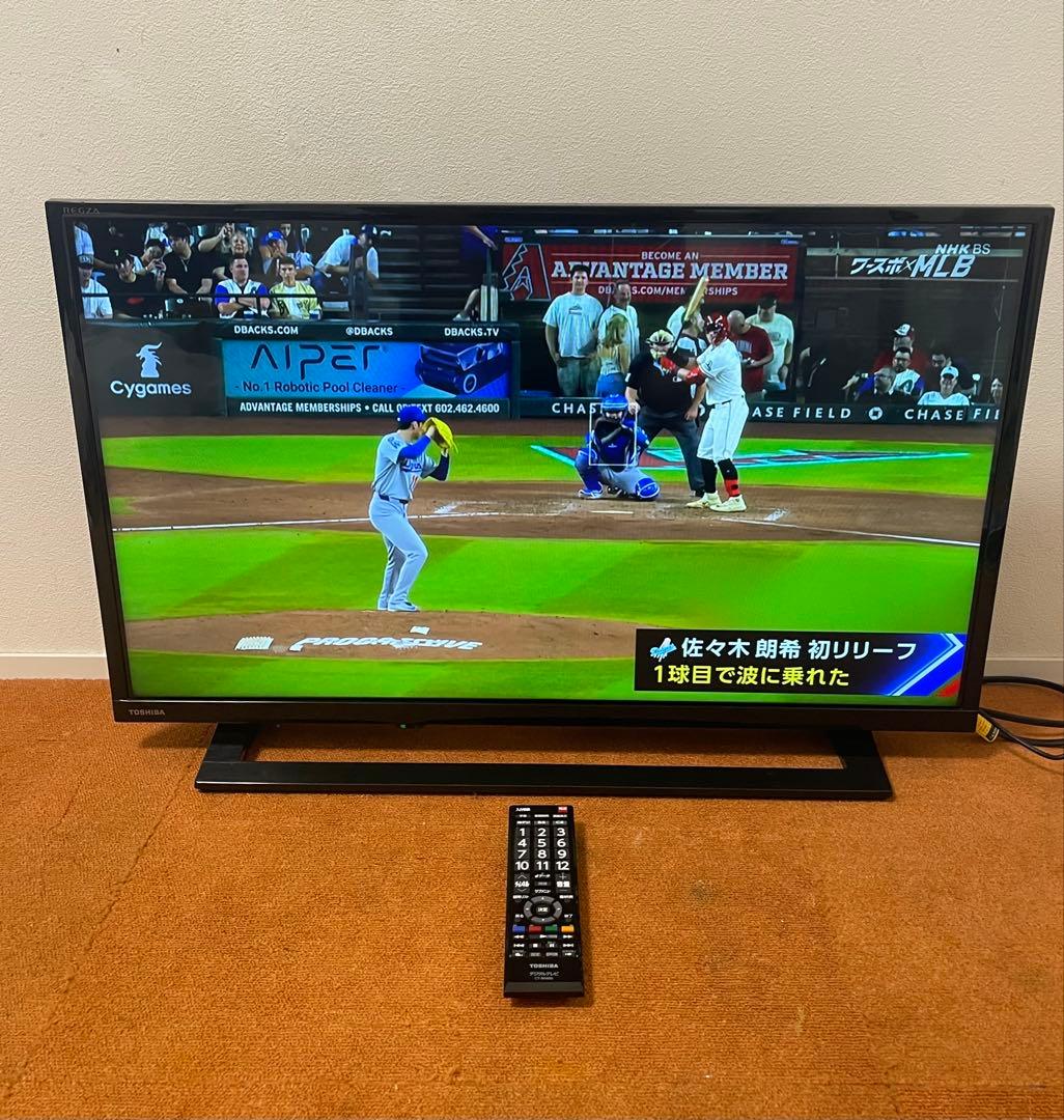 東芝 液晶テレビ 32V型 2018年製 ゲームダイレクトWチューナー付