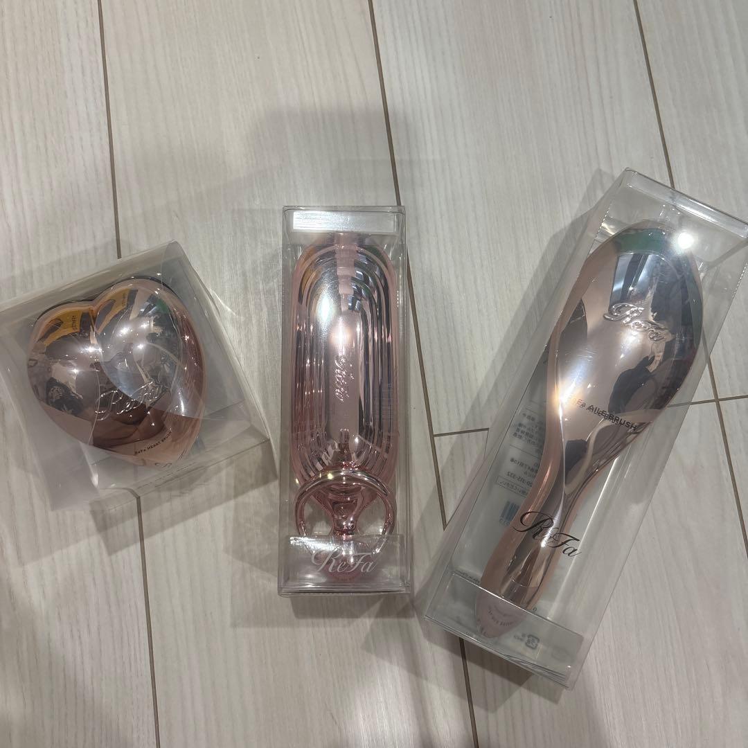 ReFa BRUSH ローズゴールド　3点セット