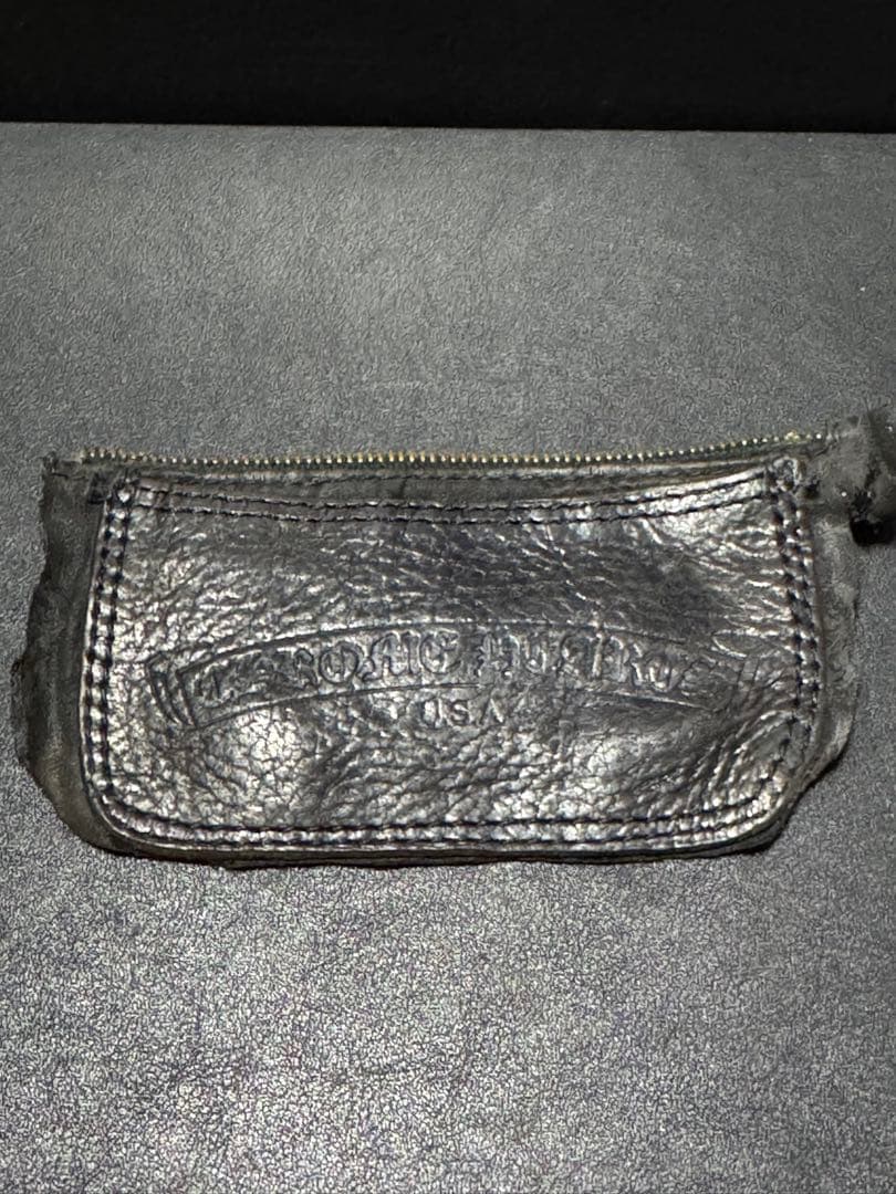 クロムハーツ レザーパッチ カードポケット