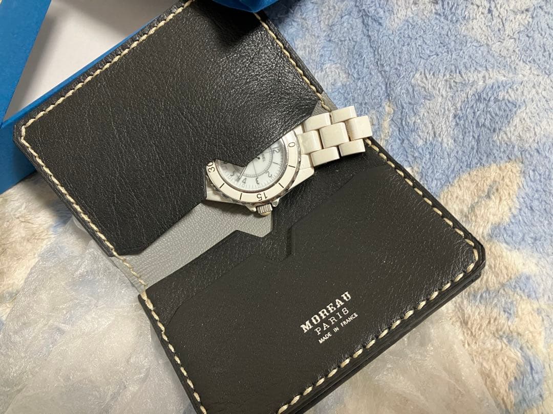 MOREAU ストライプパターン 名刺入れ