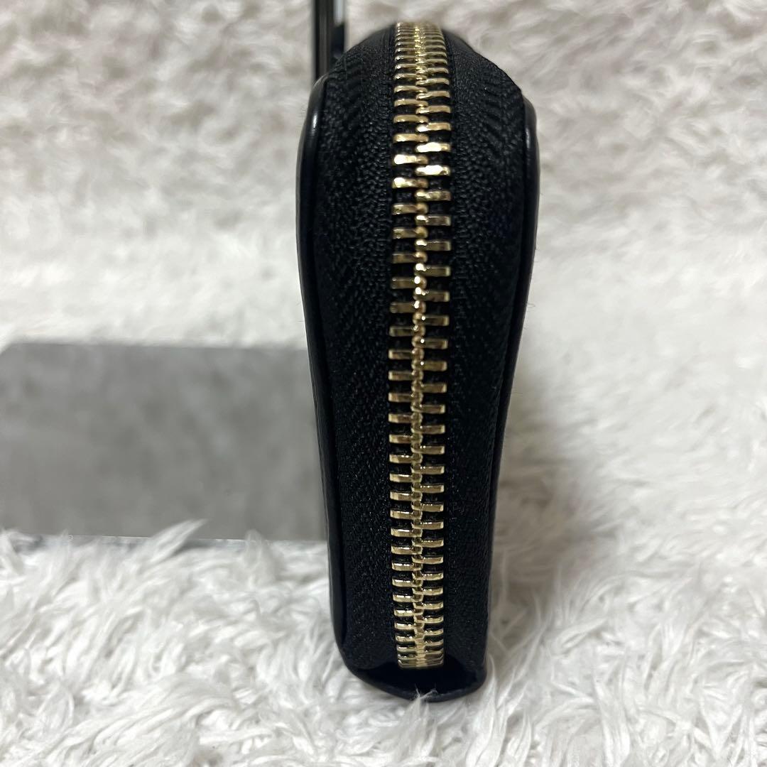 ✨美品✨ウノピュウノウグァーレトレ 長財布 ラウンドジップ 黒 ゴールド金具