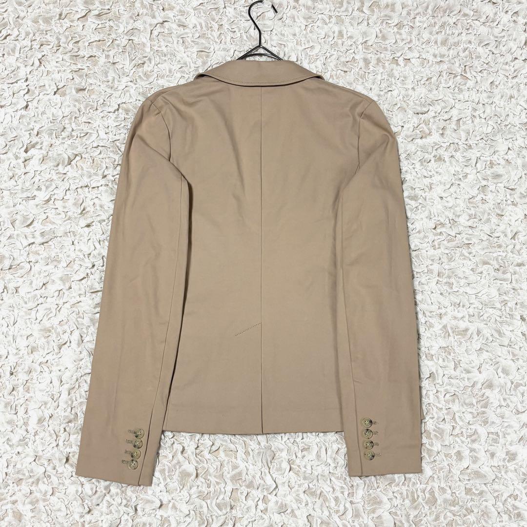 美品 セオリー パンツスーツ セットアップ 伸縮性 シングル 1B ベージュ S