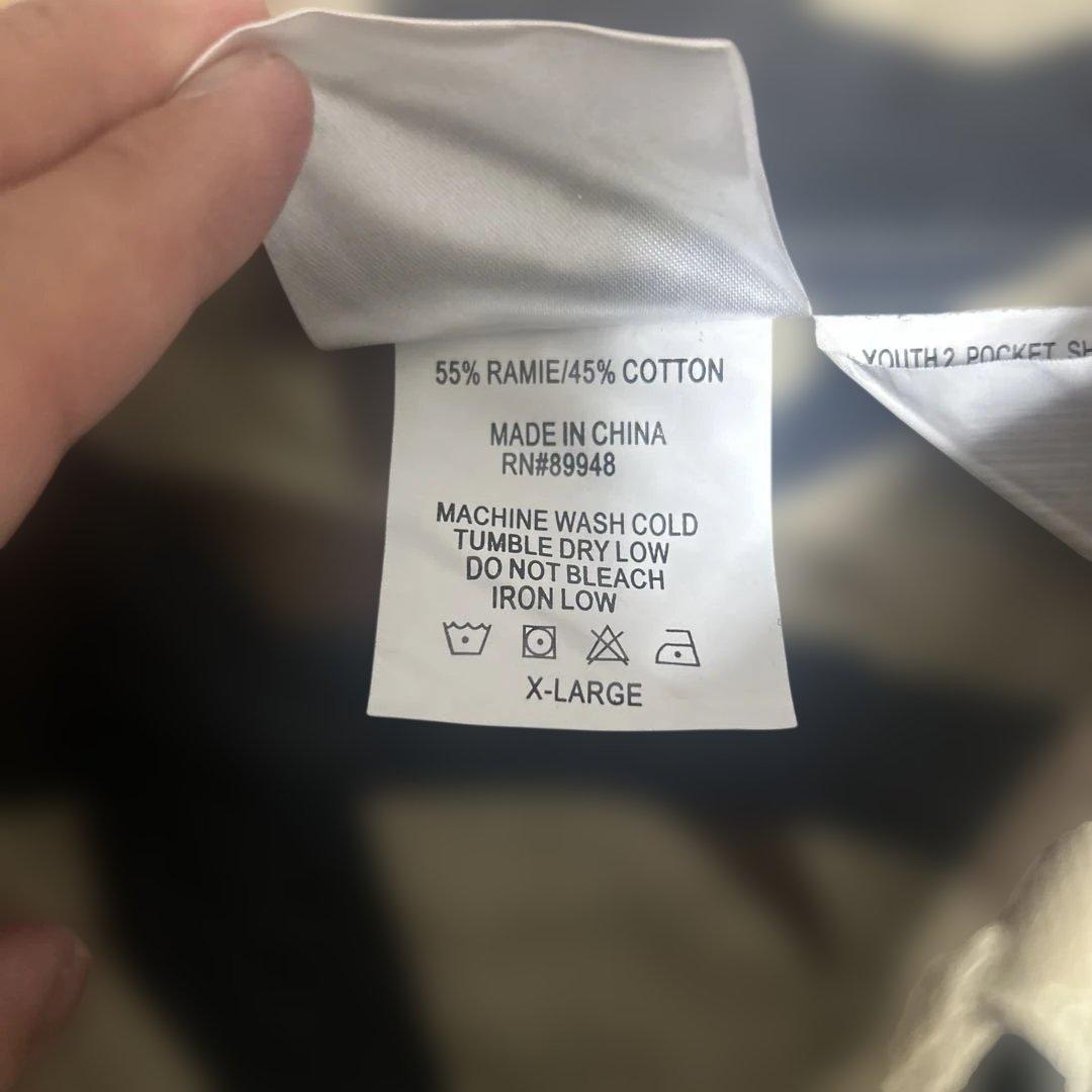 リ*ー様 【極美品】ASAT トライバルカモ柄　長袖シャツ　XLサイズ　裏原系