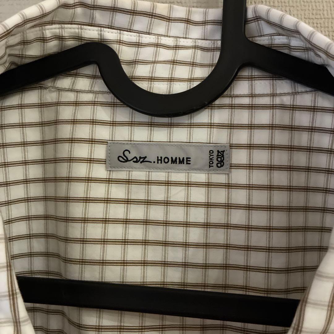 ほぼ未使用SSZ / LOOSE NECK SHIRT 2025FW Mサイズ