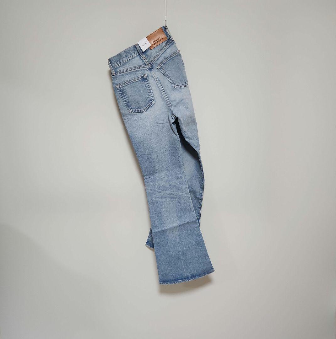 今季　完売品　春夏限定COLOR　MOUSSY　MVS L/BLU FLARE