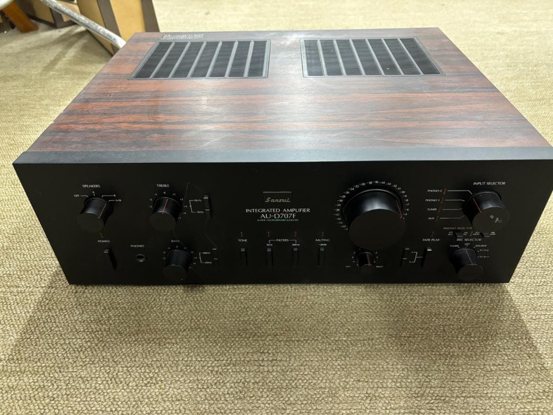 【ジャンク品】Sansui AU-D707F インテグレーテッドアンプ 現状渡し