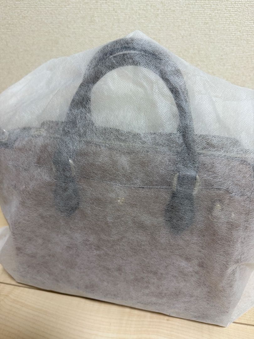 (美品)クリアポケット付きハートビジュートートバッグ