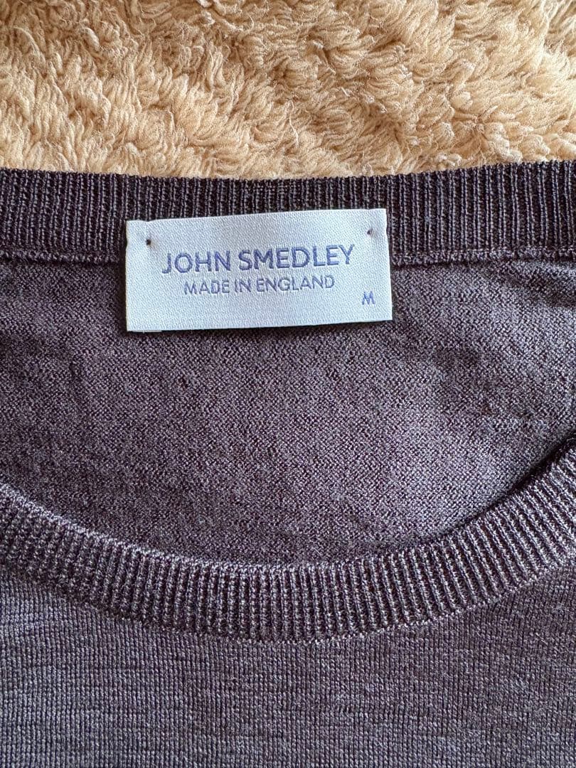 pesce　ジョンスメドレー　ウール100% ブラウン　表記サイズM