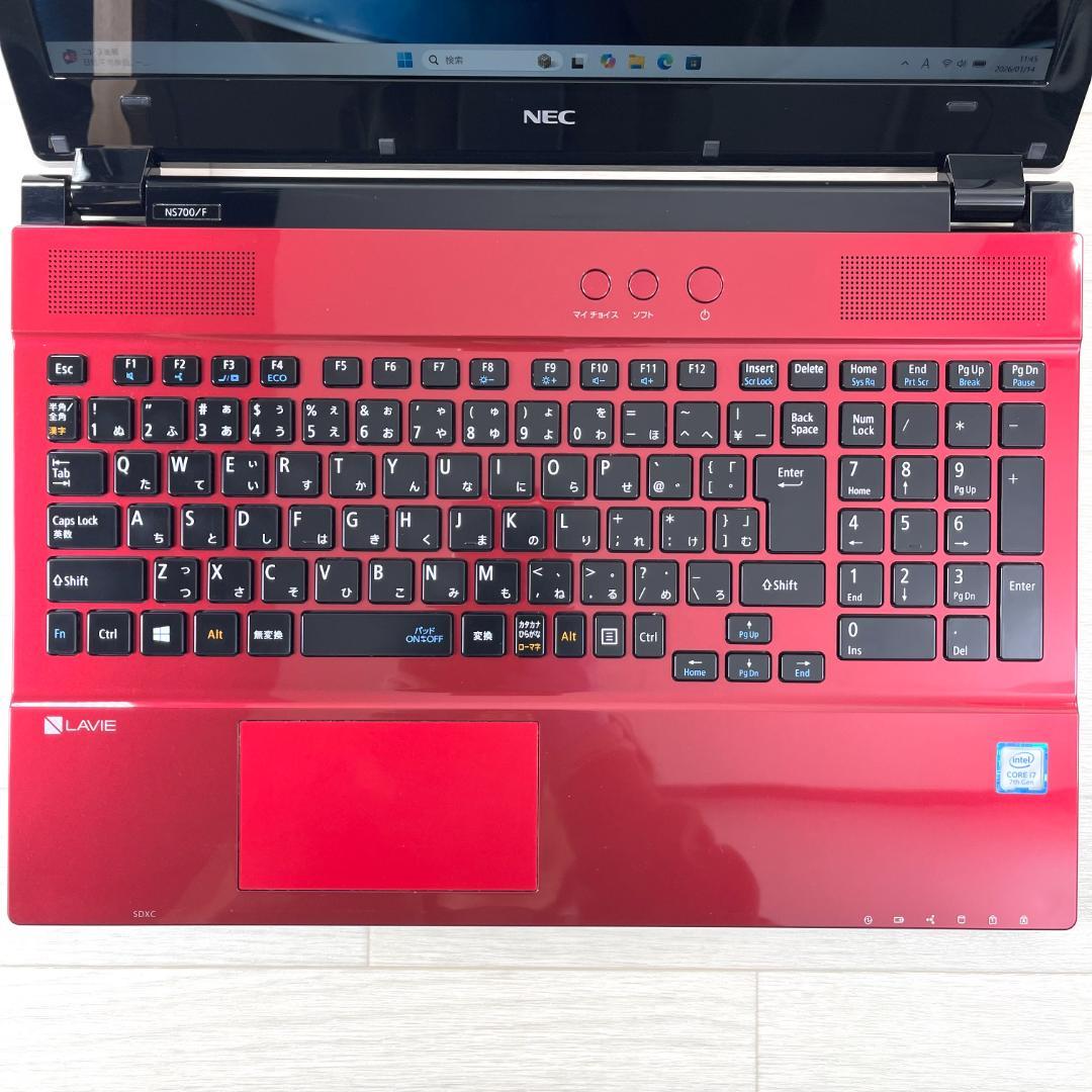 NEC LAVIE i7 新品SSD メモリ16G オフィス付 ノートパソコン