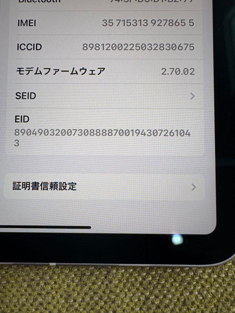 iPad mini 第7世代+Cellular Pencil Pro＋ケース