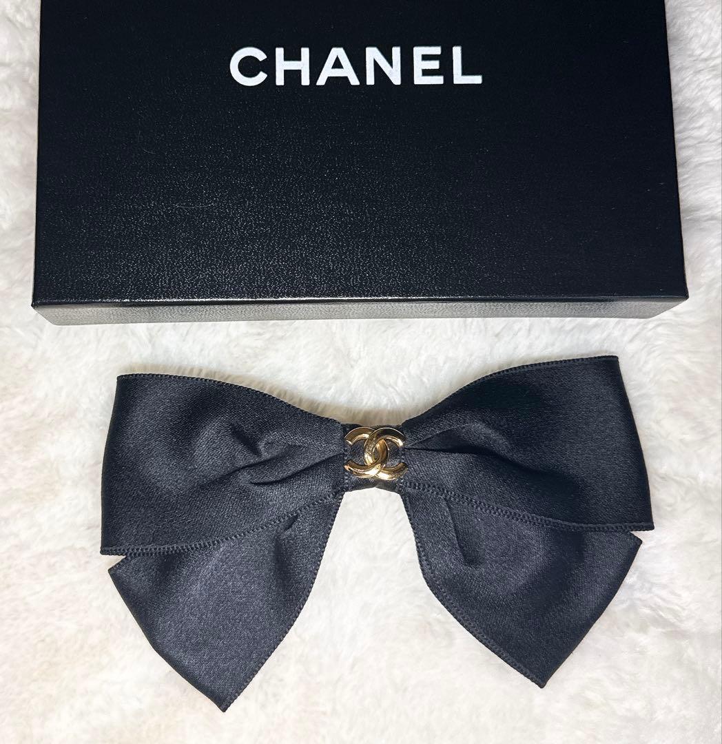 CHANEL リボンバレッタ♡美品
