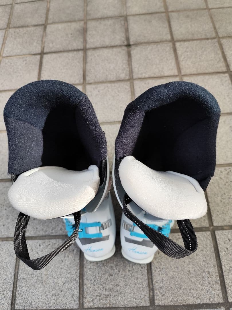 ロシニョール女性用スキー用ブーツ ホワイト/ブルー