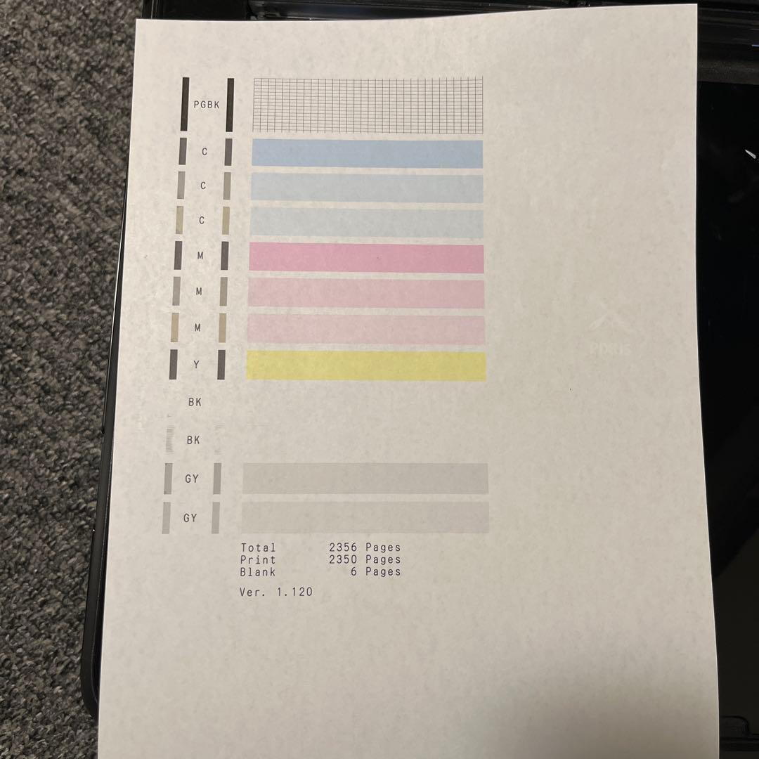 中古Canon PIXUSTS8130インクジェットプリンター付属インク写真用紙