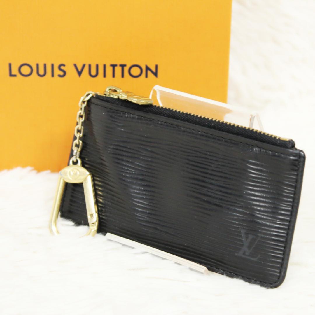 美品 ルイヴィトン ケース 小銭入れ エピ ポシェットクレ ブラック