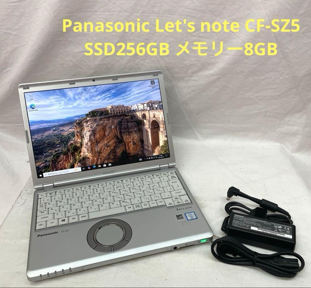 Let's note CF-SZ5 SSD256GB メモリー8GB #2
