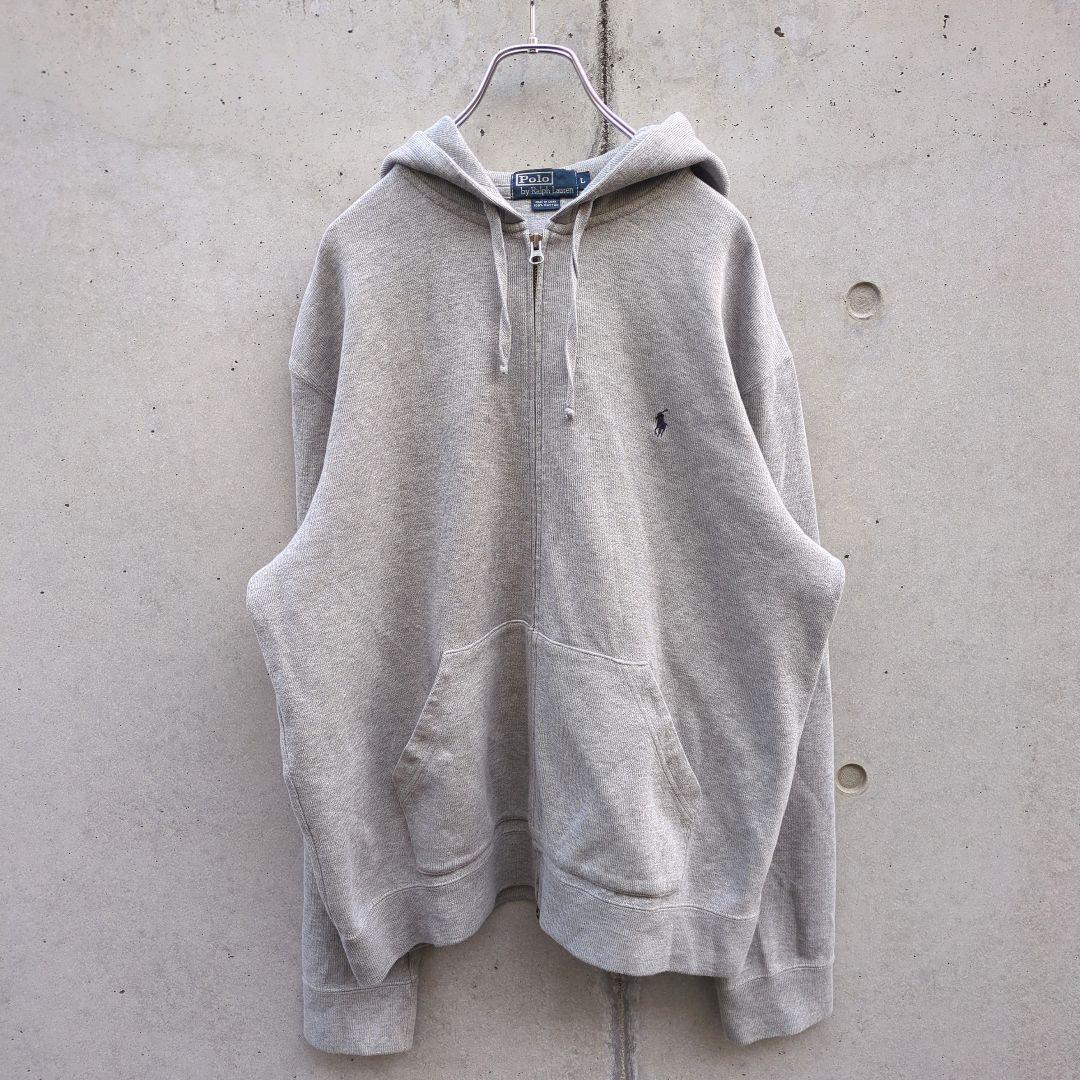 トップス 90s Polo Ralph Lauren Knit Zip up Hoodie