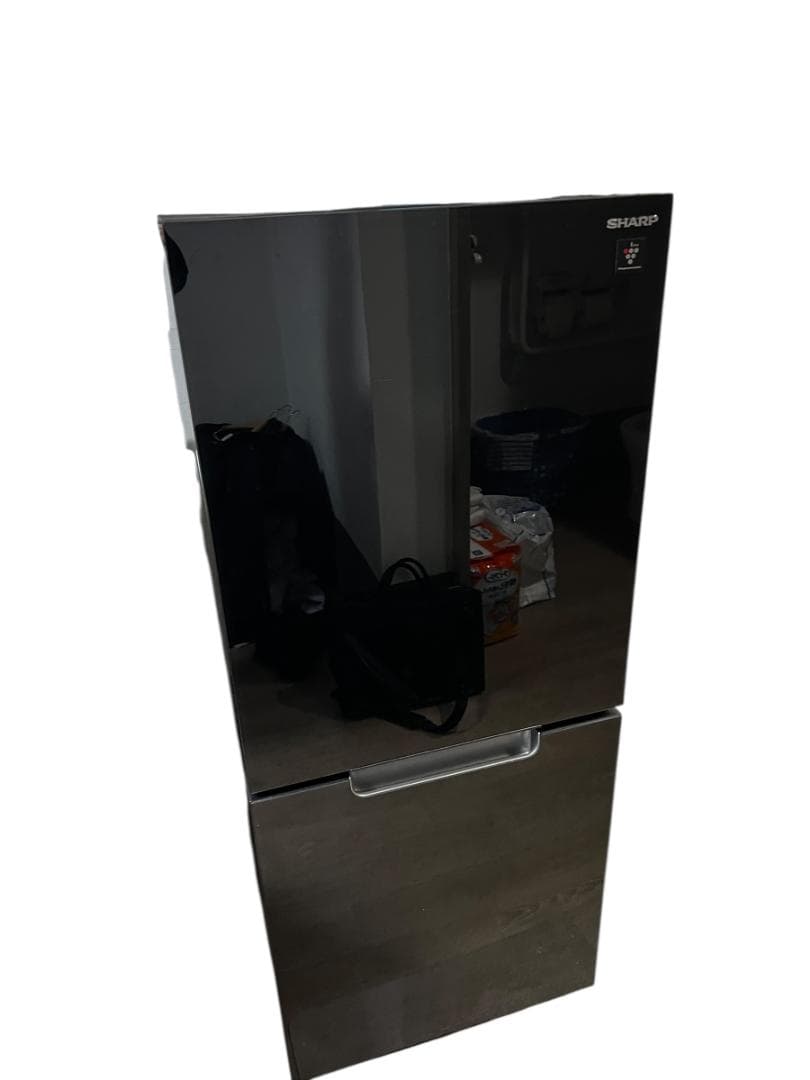 SHARP 冷蔵庫 SJ-GD15H-B 152L 2022年 ガラスドア 美品