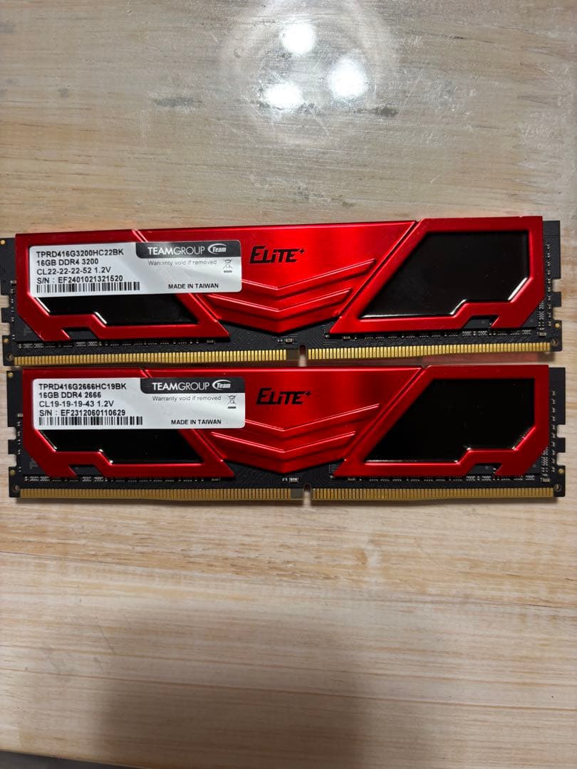 TEAMGROUP ELITE DDR4 32GB（16GB ✖️2)3200MH
