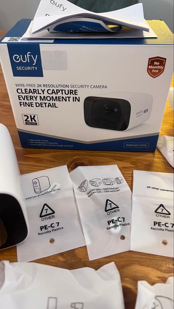 eufy ワイヤレス2Kセキュリティカメラ