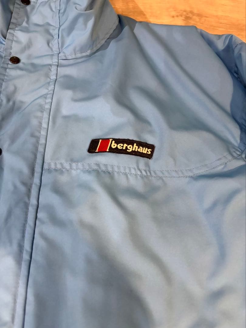 283 英国製　80s Berghaus マウンテン　ライトブルー M