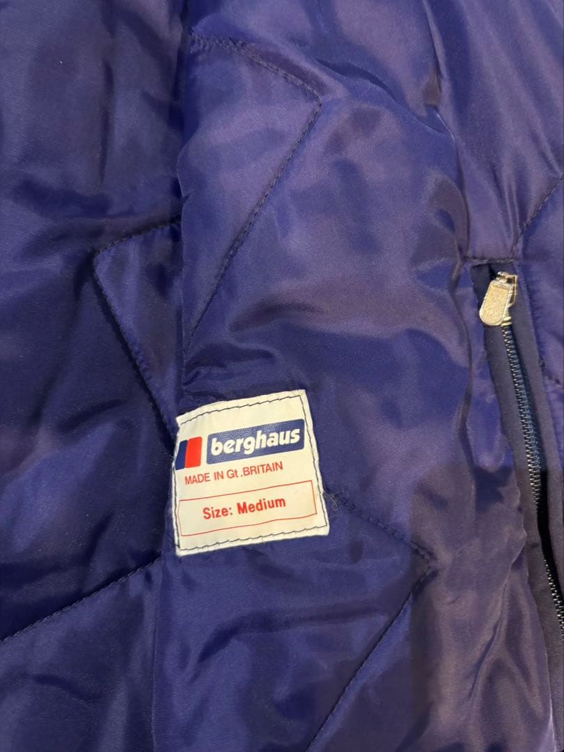 283 英国製　80s Berghaus マウンテン　ライトブルー M