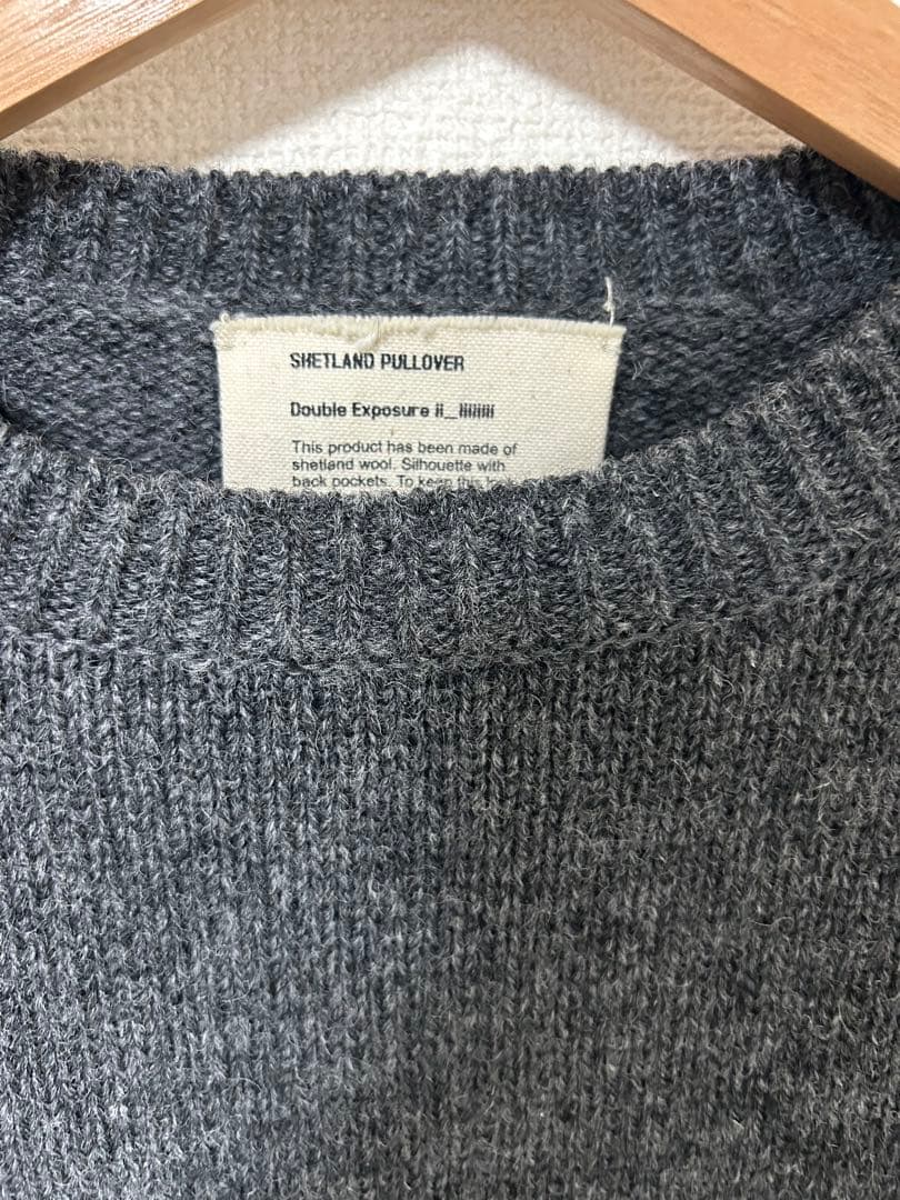 野村訓市着用Double Exposure Shetland Pullover