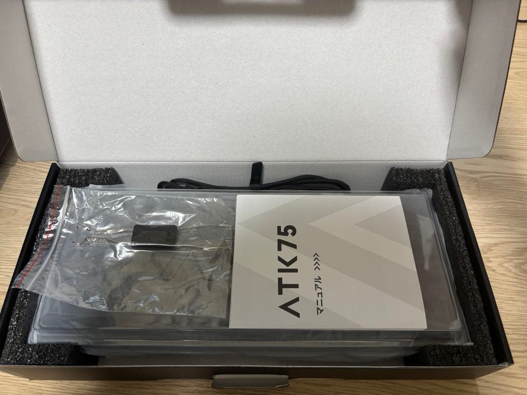 キーボード ATK 75 Black L マグネティックスイッチ 英語配列75%