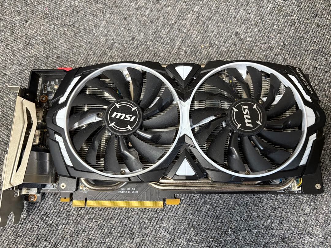 グラフィックボード・グラボ・ビデオカード MSI Gtx 1080ti armor OS 11g