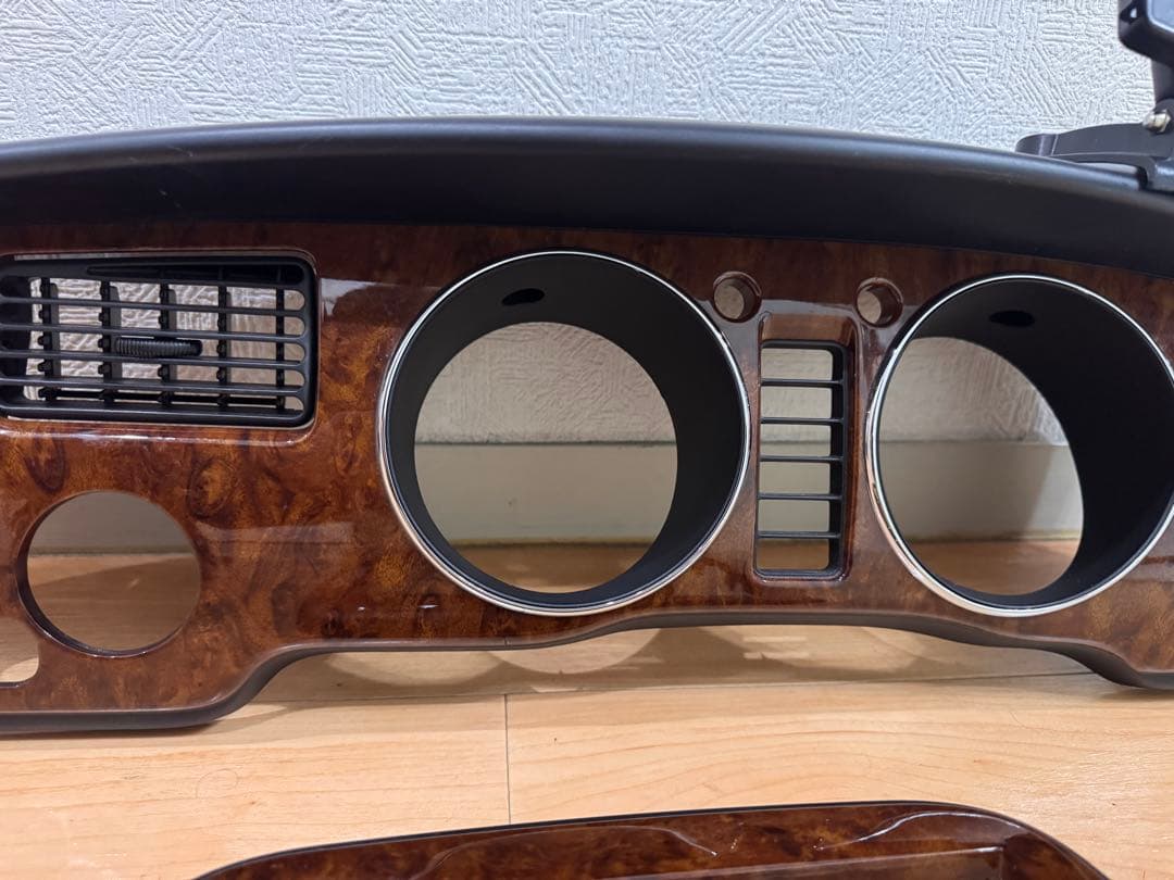 ダイハツ　ミラジーノL700S オーディオパネル　スピードメーターパネル ウッド