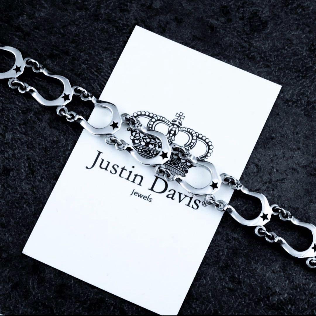 廃盤　ジャスティンデイビス　ホースシューブレスレット　馬蹄　スター