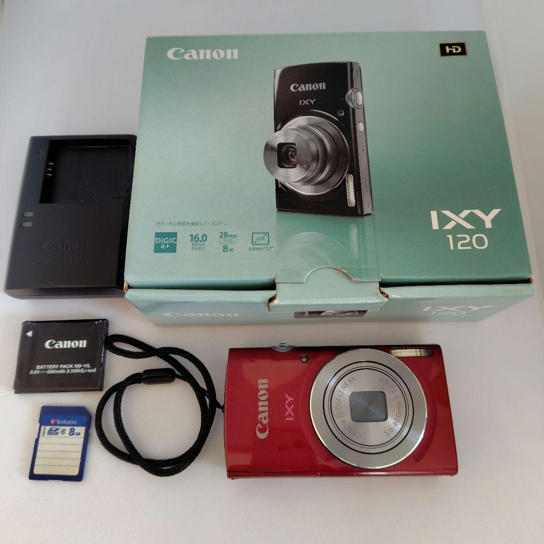 美品 Canon IXY 120 レッド