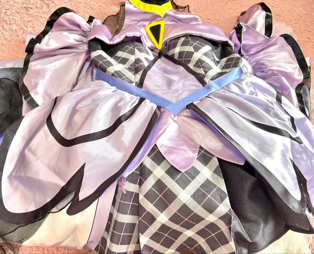 【キミとアイドルプリキュア】キュアキッスコスプレ衣装+ウィッグ+マイクセット