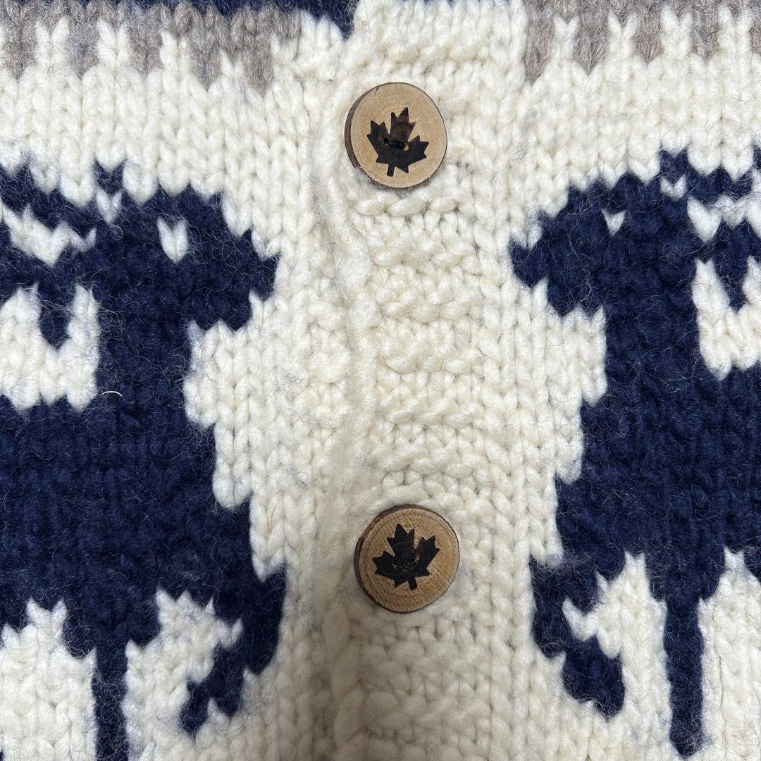 【Kanata】トナカイ柄 カウチンニット