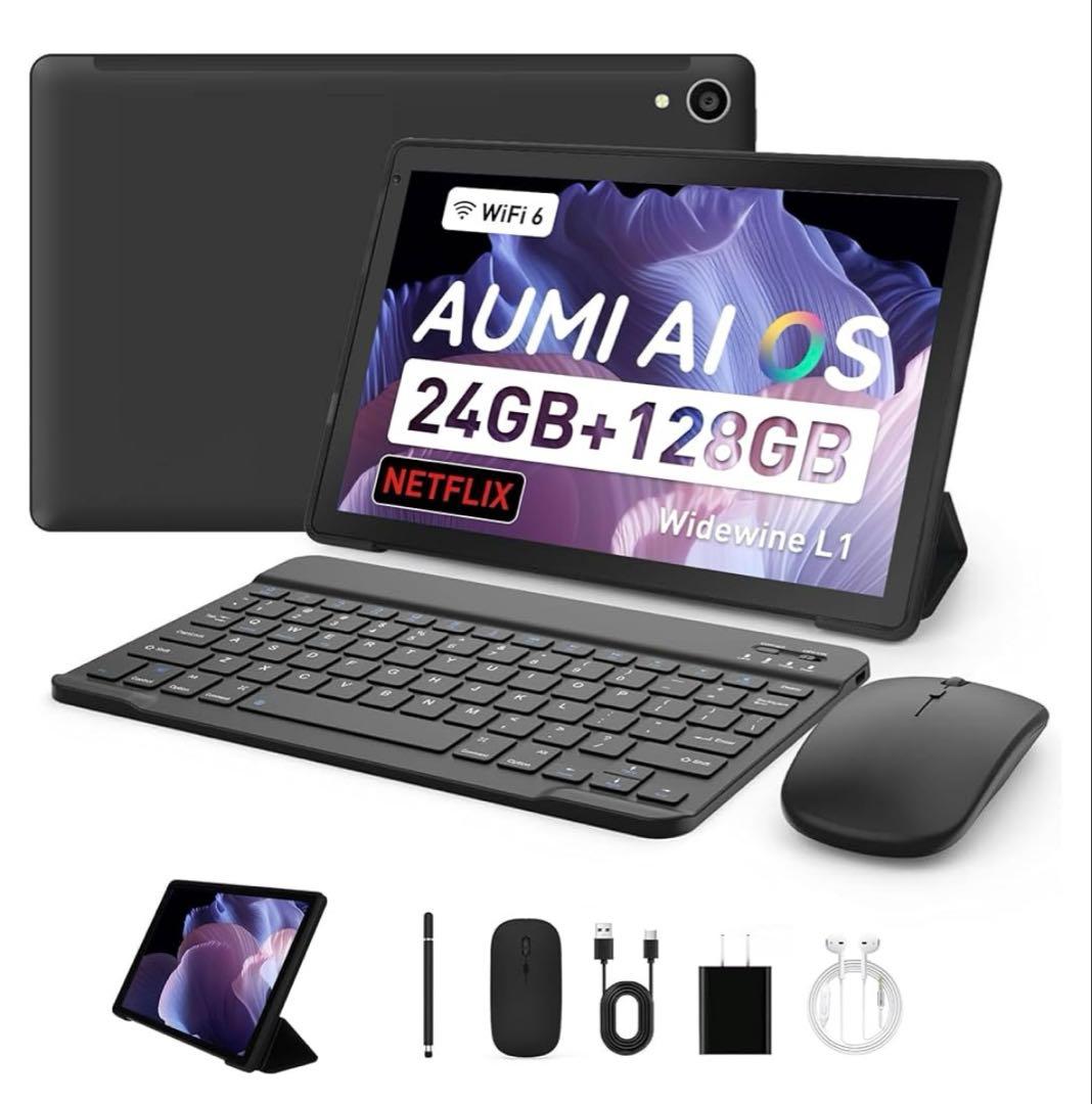 タブレット 10インチ wi-fiモデル 24GB+128GB+1TB-TF拡張