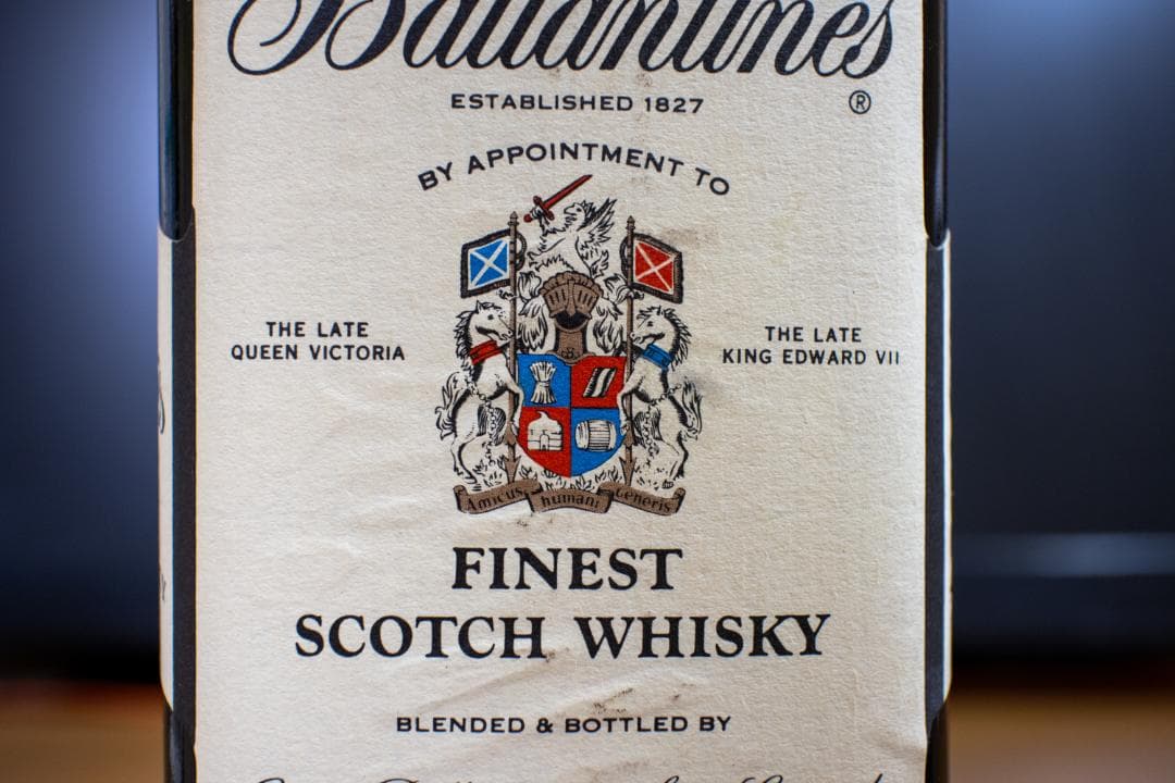 【古酒】青赤紋章 バランタイン ファイネスト