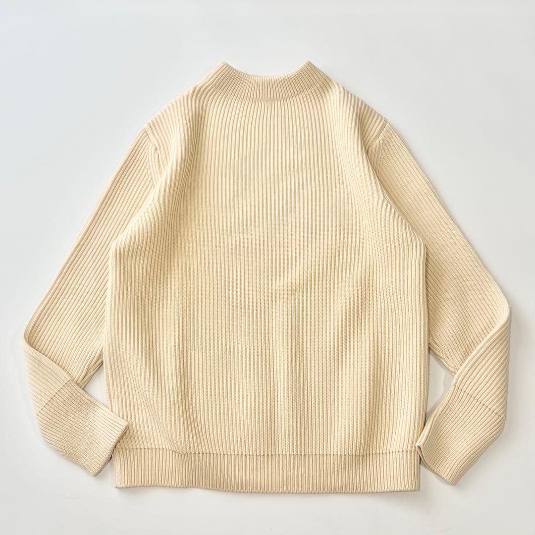 アンデルセンアンデルセン 5GG モックネック ウール ニット セーター