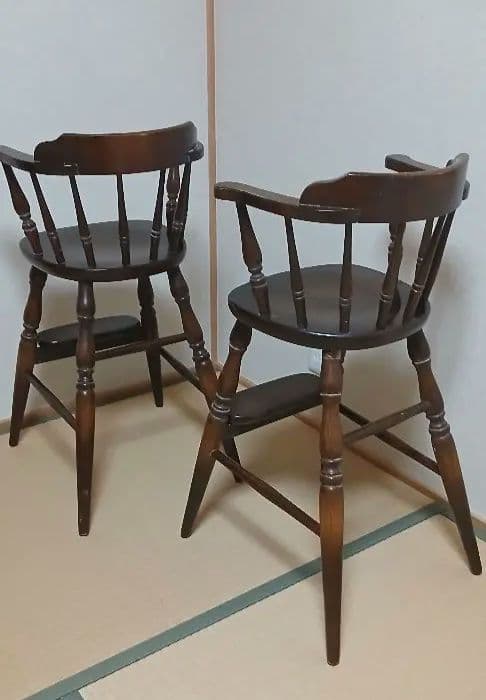 【飛騨産業】木製ハイチェア 1脚