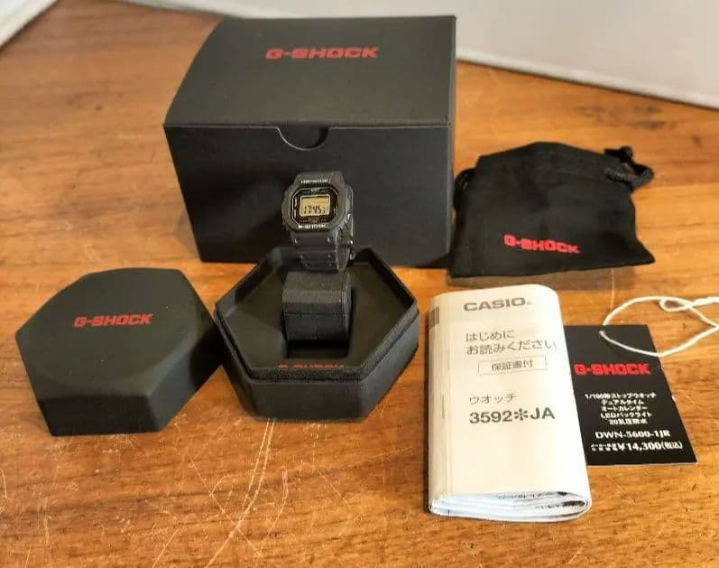 G-SHOCK nano ブラック リングウォッチDWN-5600-1JR