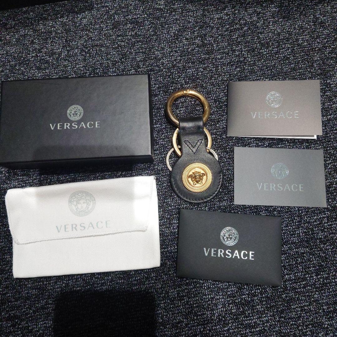 美品　ヴェルサーチ　メデューサ　VERSACE　キーリング