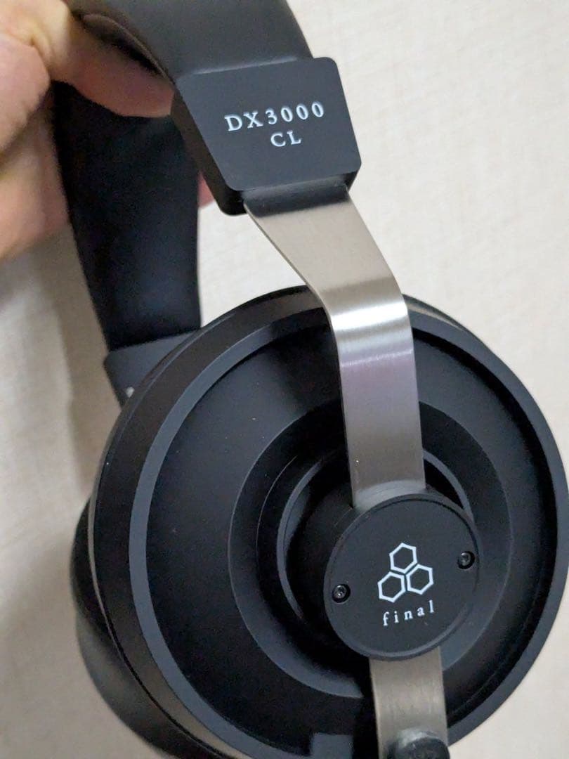 final 2025年11月末発売　DX3000 CL ブラック 有線ヘッドホン