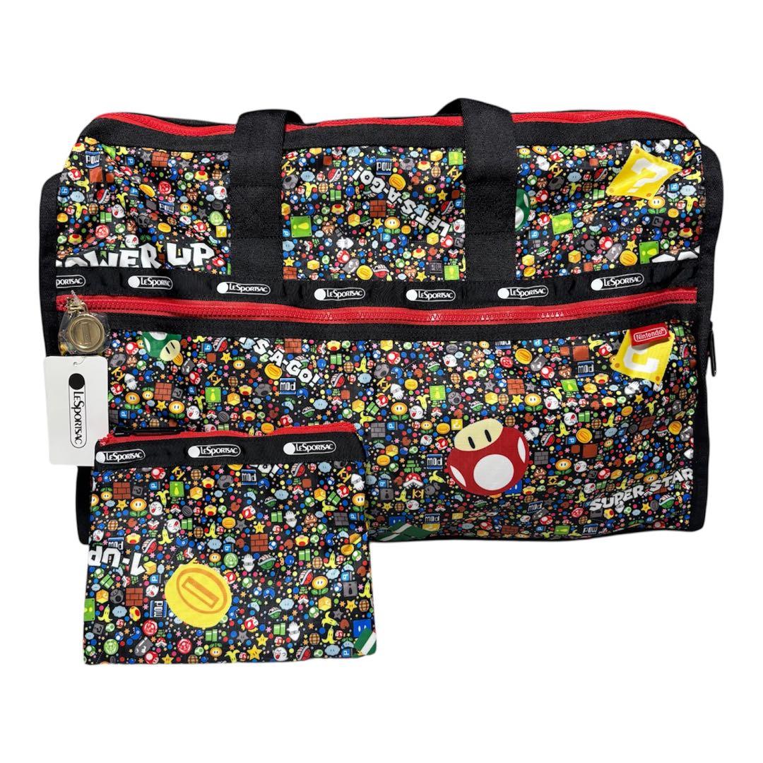 レスポートサック　マリオ　ボストンバッグ　ショルダーバッグ　LeSportsac