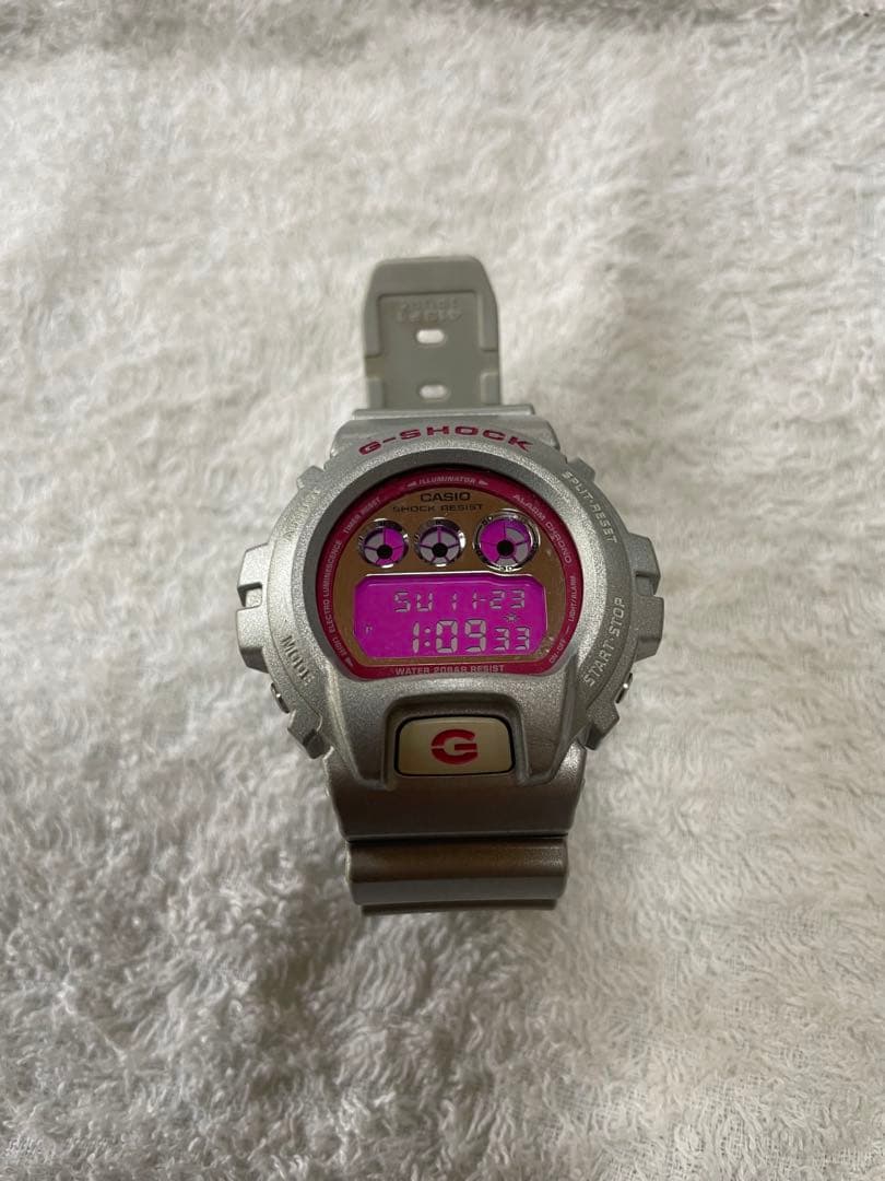 CASIO G-SHOCK DW-6900CB クレイジーカラー シルバーピンク