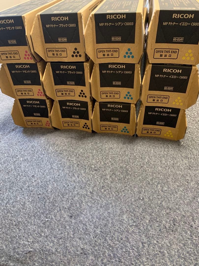 RICOH MP Pトナーカートリッジ C6003 4色 3セット