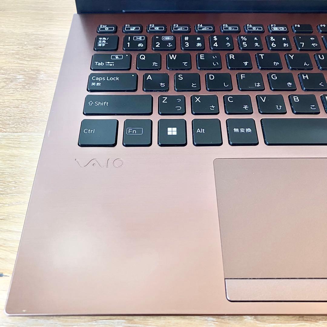 VAIO i7 32GB SSD512GBタッチ軽量Windows11ノートPC